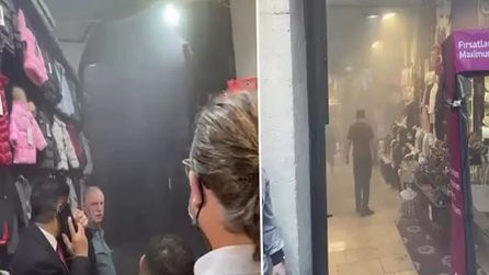 Kapalıçarşı'da Yangın Paniği Yaratan Olay