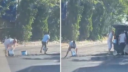 İstanbul'da Yeni Dökülen Asfalt Hırsızlığı Gerçekleşti