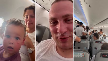 Yolcular Frankfurt-Antalya seferinde aşırı sıcakla mücadele etti