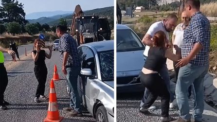 Aydın'da alkollü sürücü kaza yaptı, aile dramı yaşandı