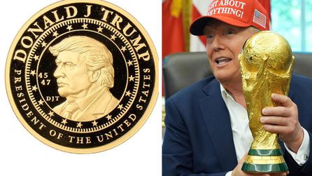 Trump'a özel hatıra parası satışa sunuldu