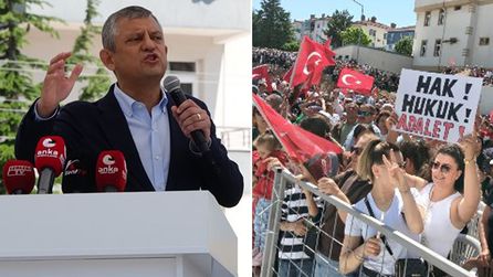 Özgür Özel Çorum'da güçlü mesajlar verdi ve destek istedi
