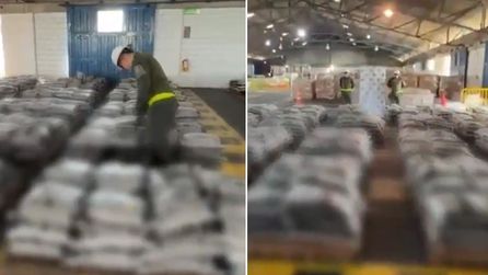 Kolombiya'da 2,4 ton uyuşturucu kahve çuvallarıyla ele geçirildi
