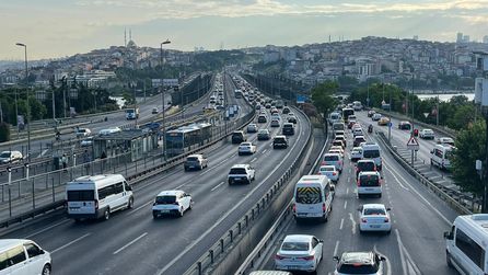 İstanbul'da Bayram Tatili Sonrası Trafik Yoğunluğu Yüzde 58 Oldu