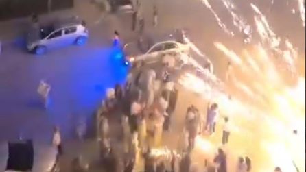 İzmir'de Nişan Töreninde Havai Fişek Panik Yarattı