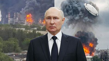 Moskova'da İHA saldırısı gerçekleşirken Putin zirvede yer aldı