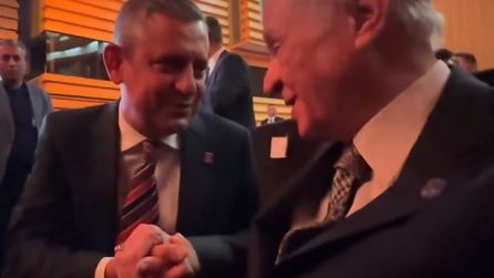 Koç Topluluğu'nun 100. yılı etkinliğinde Bahçeli ve Özel buluştu