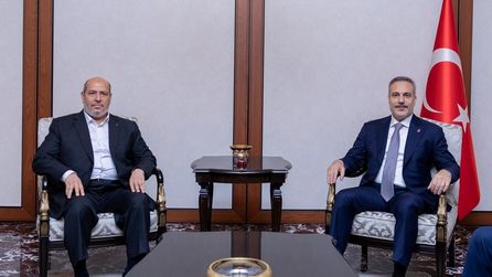 Dışişleri Bakanı Fidan, Hamas lideri Halil el-Hayye ile bir araya geldi