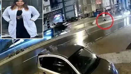 Kayseri'de tıp öğrencisi Yaren'in ölümüne neden olan kazanın görüntüleri