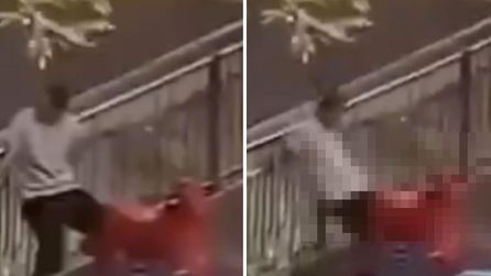 Çocuk parkında çekilen skandal görüntüler sosyal medyada gündem oldu