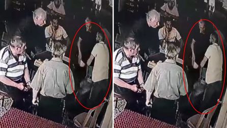 Boğulma tehlikesi geçiren adam oyuna devam etti