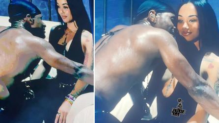 Usher'ın konserinde sahneye çıkan hayranı eleştirildi