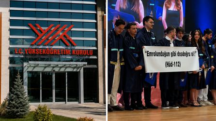 Yükseköğretim Kurulu Yeditepe Üniversitesi mezuniyet törenindeki olaya müdahale etti