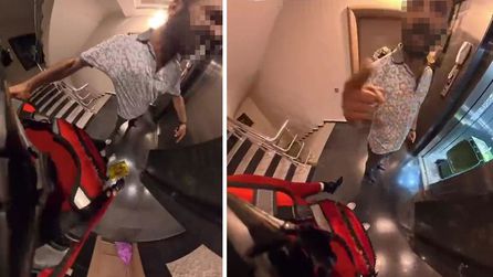 Antalya'da apartman görevlisine motokurye kadın saldırıya uğradı