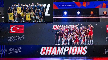 A Milli Kadın Voleybol Takımı, Brezilya'yı yenerek şampiyon oldu