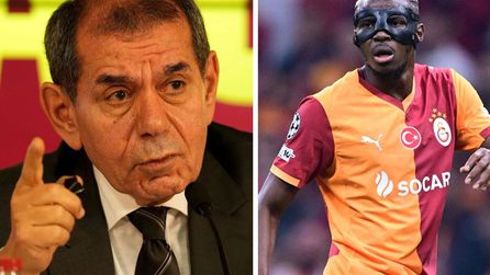 Galatasaray Başkanı Dursun Özbek ile Osimhen arasında görüşme yapıldı