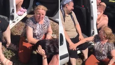 Havsa'da anız yangını çiftlik evini tehdit etti
