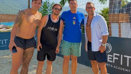 Galatasaraylı futbolcular tatil için Bodrum'a gitti
