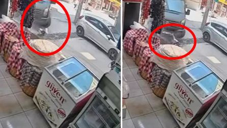 Bursa'da kargo minibüsü çarpan çocuk ağır yaralandı