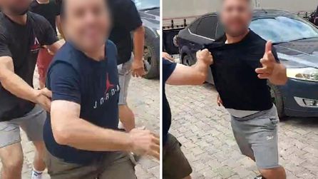 Gümüşhane'de nakliye firması ile kamu personeli arasında gerginlik