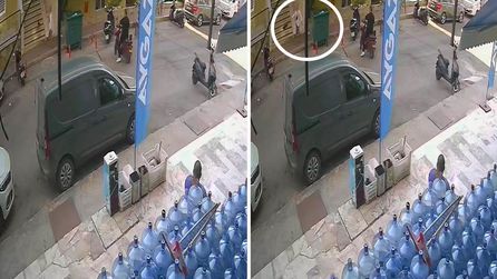 Alanya'da Çocuk, Kediye Şiddet Uyguladı Güvenlik Kamerasında Görüntülendi
