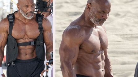 Mike Tyson 60 yaşında plajda dikkat çekti