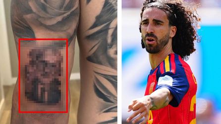 Marc Cucurella, Dünya Kupası sözüne sadık kalarak dövme yaptırdı