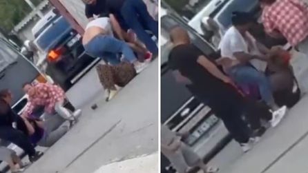 Çorum'da Sokak Ortasında Kadınlar Arasında Kavga Yaşandı