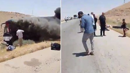 Suriye'de otobüs kazasında 35 ölü, 30 yaralı