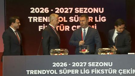 Trendyol Süper Lig fikstür çekiminde gergin anlar yaşandı
