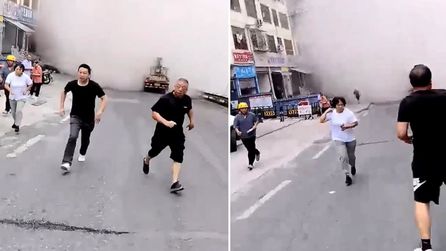 Chongqing'de meydana gelen heyelan büyük yıkıma yol açtı