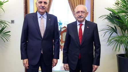 TBMM Başkanı Kurtulmuş ve Kılıçdaroğlu görüştü
