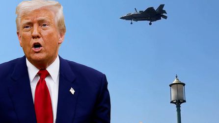 F-35 Uçağı Washington'da Havada Bekledi