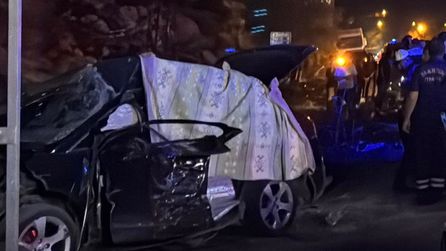 Mardin'de trafik kazasında iki kişi hayatını kaybetti, altı yaralı