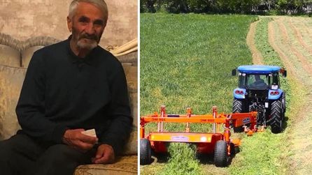 Gümüşhane'de ot biçme makinesi kazası, çiftçi hayatını kaybetti
