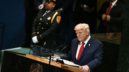 Donald Trump, Senatör Lindsey Graham'ın cenaze törenine katıldı