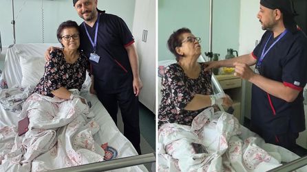 Emekli öğretmen, eski öğrencisi tarafından ameliyat edildi