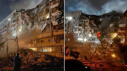 Kiev'e düzenlenen hava saldırılarında can kaybı ve yaralılar var
