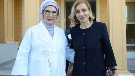 Emine Erdoğan, Lübnan Başbakanı'nın eşini İstanbul'da kabul etti