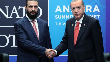 Erdoğan, Suriye Cumhurbaşkanı Şara ile Ankara'da görüştü