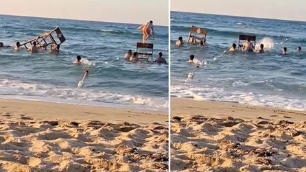 Cankurtaran kulesi deniz platformuna dönüştürüldü