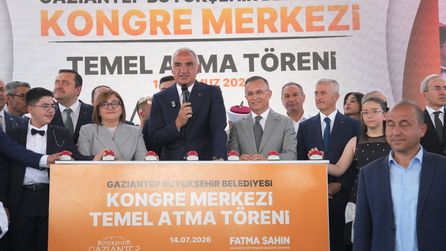 Gaziantep'te yeni Kültür ve Fuar Merkezi'nin temeli atıldı