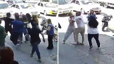 Zonguldak'ta sürücüler arasındaki kavga markette son buldu