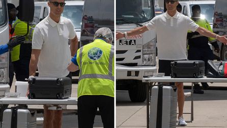 Cristiano Ronaldo'nun Dallas Havalimanı'ndaki dönüşü olaylı geçti