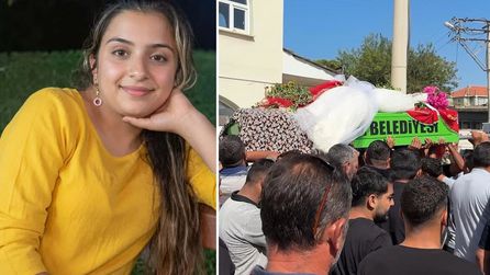 İncirliova'da Eda Kurtulmuş son yolculuğuna uğurlandı