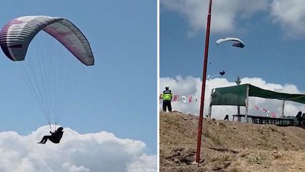 Yamaç paraşütü kazasında pilot hayatını kaybetti