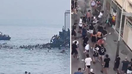 Ceuta'da düzensiz göçmen krizi nedeniyle güvenlik güçleri seferber oldu