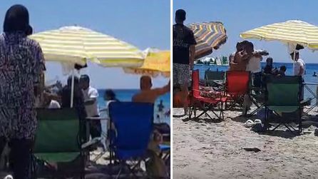 Çeşme'de plajda kavga: Kadın da darbedildi