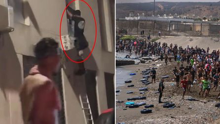 Ceuta'da göçmen akını sürüyor, güvenlik önlemleri artırıldı