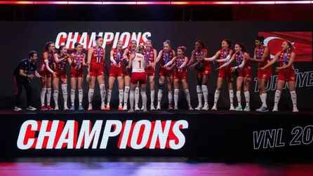 A Milli Kadın Voleybol Takımı Brezilya'yı yenerek şampiyon oldu